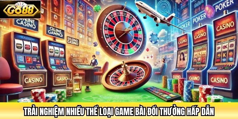 Trải nghiệm nhiều thể loại game bài đổi thưởng hấp dẫn